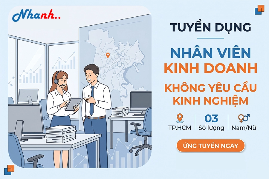 TUYỂN DỤNG NHÂN VIÊN KINH DOANH